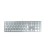 CHERRY KC 6000C FOR MAC klawiatura Uniwersalne USB QWERTZ Niemiecki Srebrny