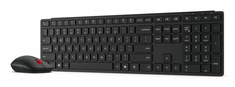 Lenovo Wireless Multi-Mode Pro ComboKeyboard and Mouse 6000 - U.S.English/4X31S04810
