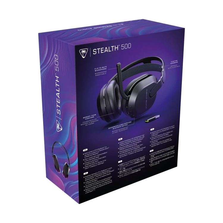 Turtle Beach Stealth 500 Zestaw słuchawkowy Bezprzewodowy Opaska na głowę Gaming Bluetooth