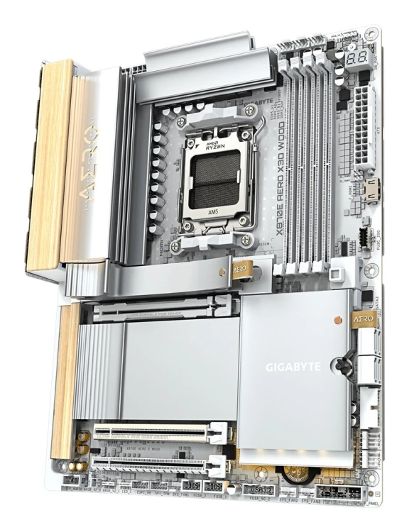 GIGABYTE X870E AERO X3D WOOD AMD X870E Gniazdo AM5 ATX