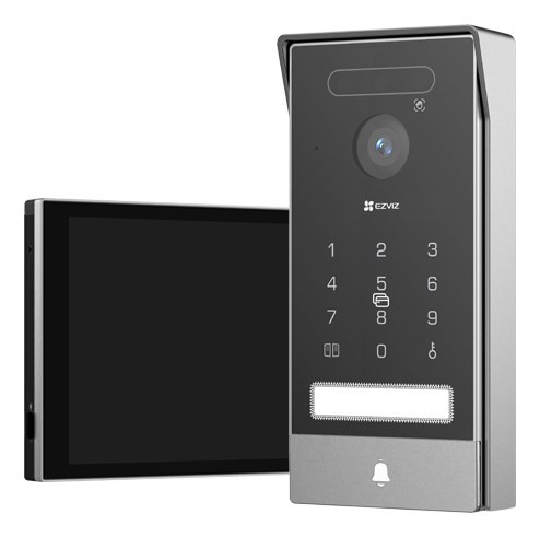 EZVIZ HP7 PRO 4K wideodomofon 20,3 cm (8") Czarny, Szary