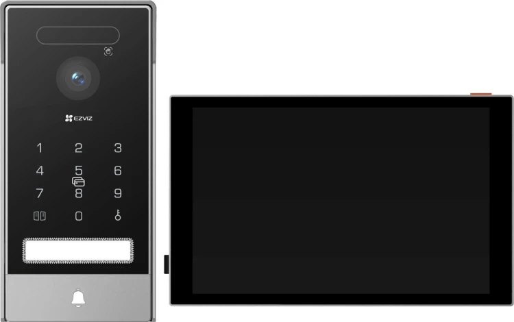 EZVIZ HP7 PRO 4K wideodomofon 20,3 cm (8") Czarny, Szary