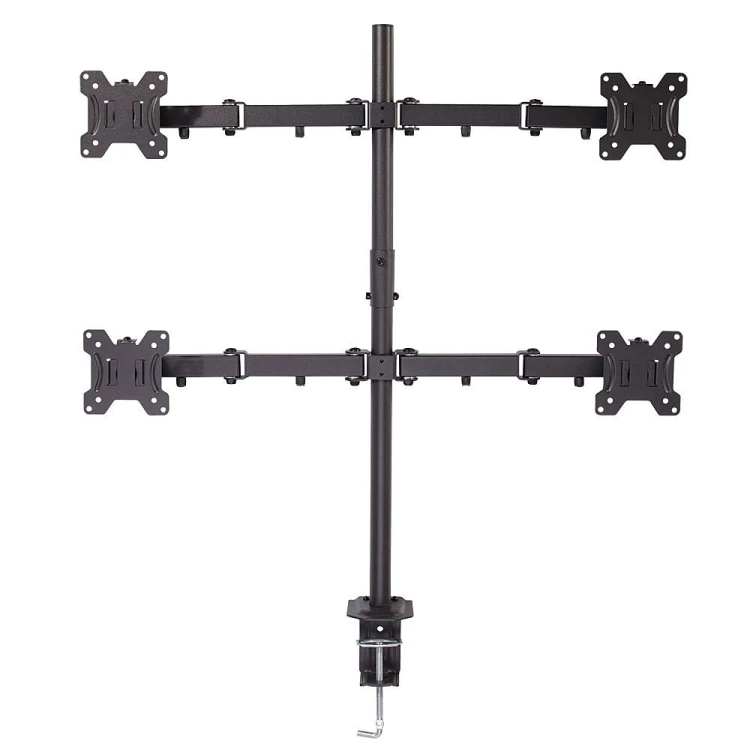 Lindy 40659 uchwyt / stojak do monitorów 71,1 cm (28") Biurko Czarny