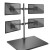 Lindy 40659 uchwyt / stojak do monitorów 71,1 cm (28") Biurko Czarny