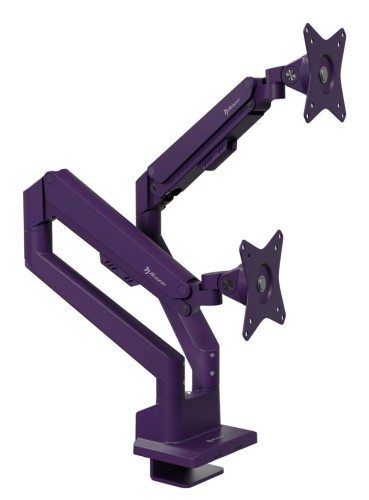 Arozzi AZ-ALZARE-NEO-DUO-PP uchwyt / stojak do monitorów 81,3 cm (32") Biurko Fioletowy