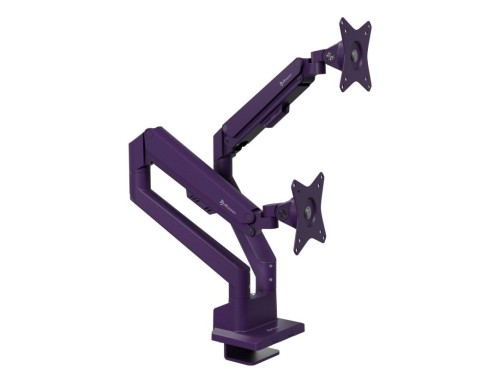 Arozzi AZ-ALZARE-NEO-DUO-PP uchwyt / stojak do monitorów 81,3 cm (32") Biurko Fioletowy