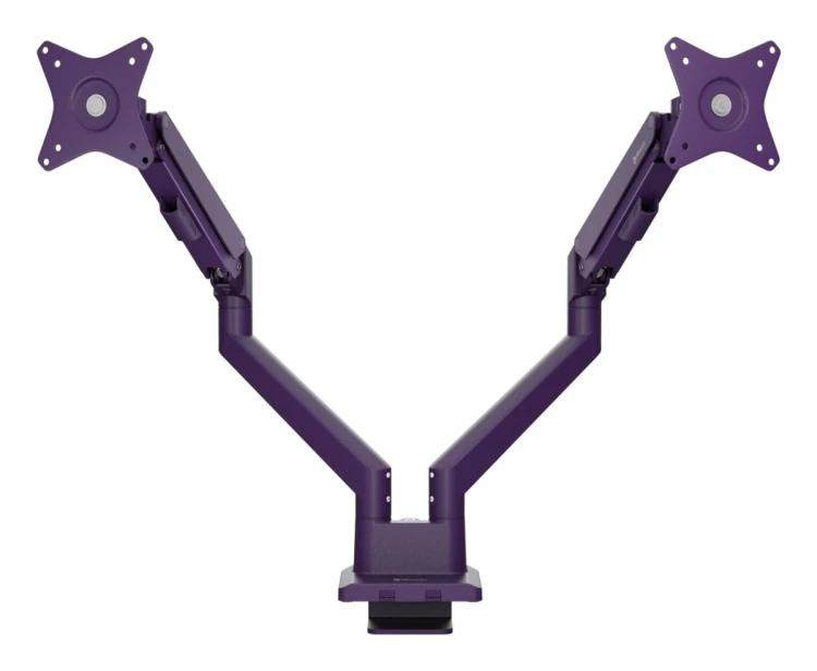 Arozzi AZ-ALZARE-NEO-DUO-PP uchwyt / stojak do monitorów 81,3 cm (32") Biurko Fioletowy