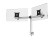 Durable 508523 uchwyt / stojak do monitorów 68,6 cm (27") Biurko Srebrny