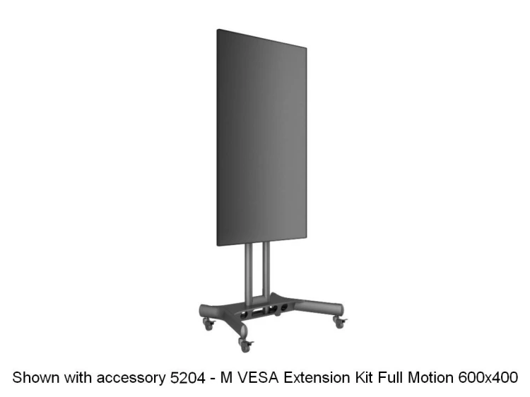 Multibrackets 2319 uchwyt do telewizorów 152,4 cm (60") Czarny