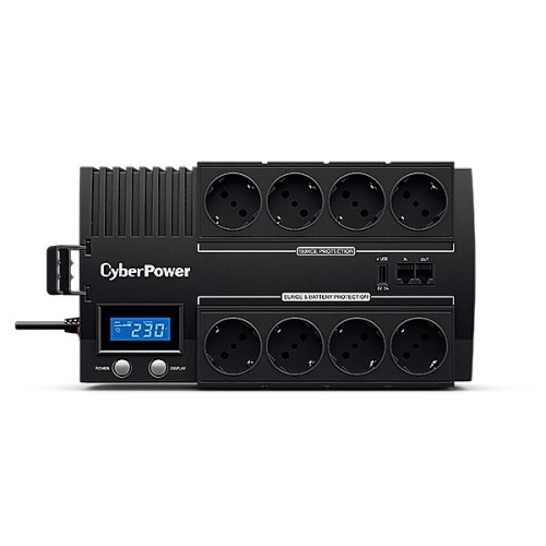 CyberPower BR1000ELCD zasilacz UPS Technologia line-interactive 1 kVA 600 W 8 x gniazdo sieciowe
