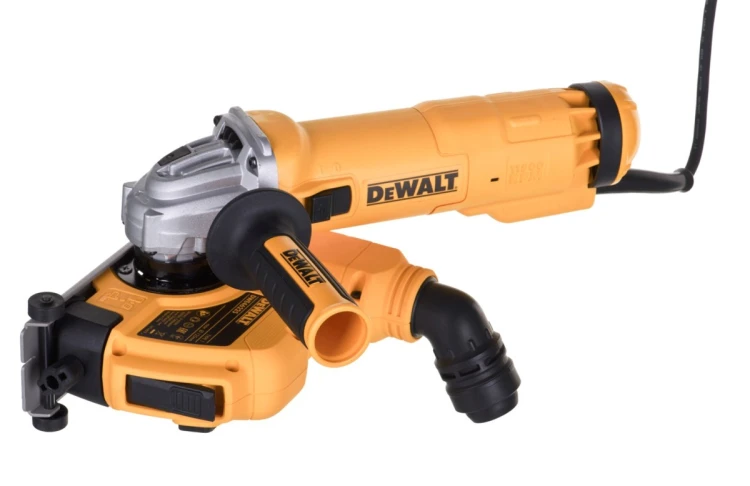SZLIFIERKA KĄTOWA DEWALT DWE46107 + OSŁONA PRZECIWPYŁOWA 1400W 125MM