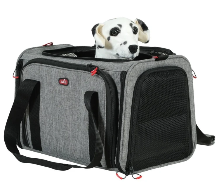 ZOLUX Torba transportowa z dodatkową przestrzenią NOMAD M 44×28×28 cm