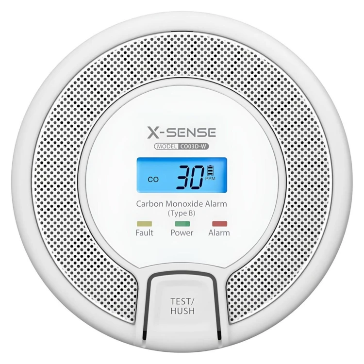 X-Sense CO03D-W detektor dymu Detektor tlenku węgla Interconnectable Bezprzewodowy