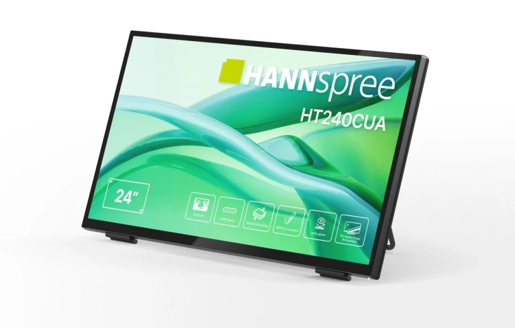 Monitor Hannspree 60,4 cm (23,8") HT240CUA 16:9 M-TOUCH HDMI+DP+USBC