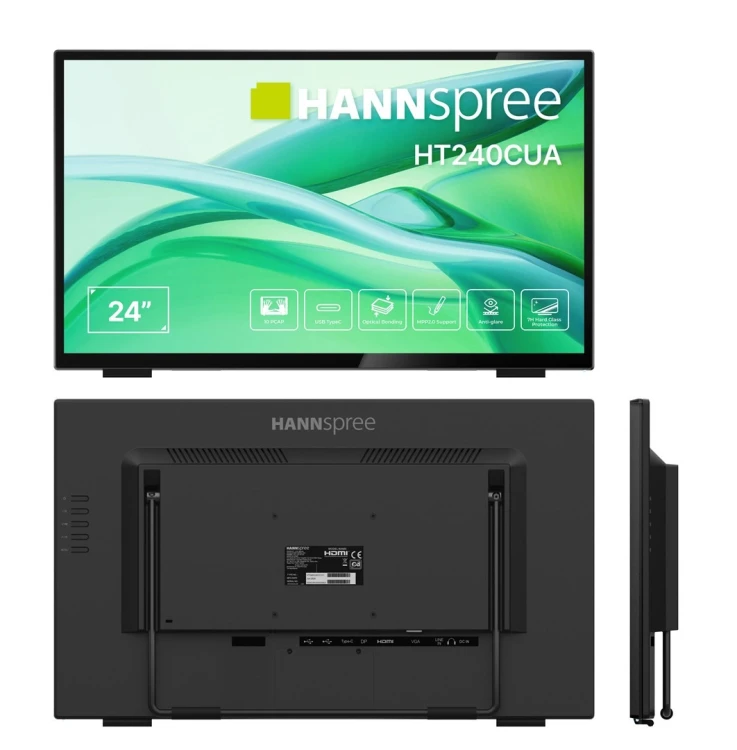 Monitor Hannspree 60,4 cm (23,8") HT240CUA 16:9 M-TOUCH HDMI+DP+USBC