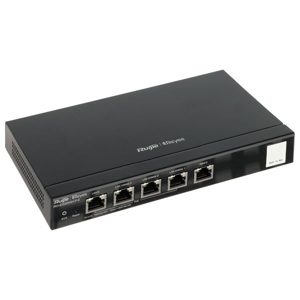 Ruijie Networks RG-EG305GH-P-E ruter Czarny