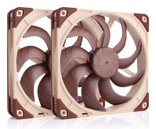 Noctua 140mm NF-A14x25 G2 PWM Sx2 PP - zestaw dwóch wentylatorów