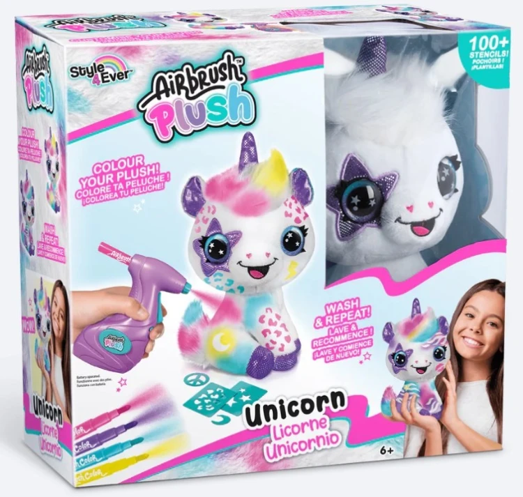 Canaltoys Airbrush Pluszowy jednorożec