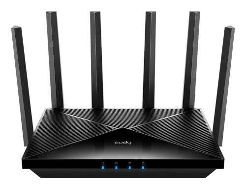 Cudy WR11000 router bezprzewodowy 2.5 Gigabit Ethernet Trójpasmowy (2,4 GHz / 5 GHz / 6 GHz) Czarny