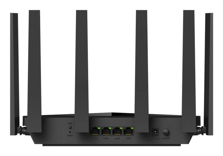 Cudy WR11000 router bezprzewodowy 2.5 Gigabit Ethernet Trójpasmowy (2,4 GHz / 5 GHz / 6 GHz) Czarny