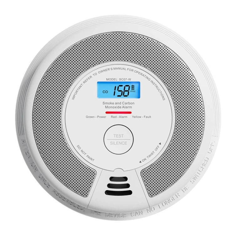X-Sense SC07-W detektor dymu Detektor tlenku węgla Interconnectable Bezprzewodowy