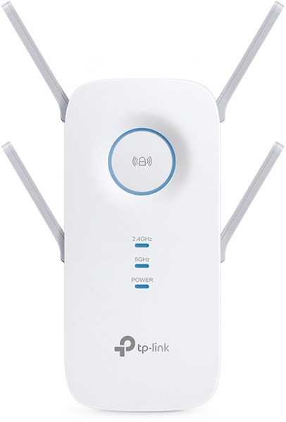 TP-LINK RE650 Nadajnik sieciowy Biały 10, 100, 1000 Mbit/s