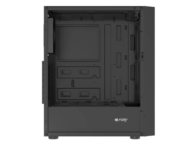 FURY OBUDOWA SHOBO SH8F MIDI TOWER Z OKNEM CZARNA