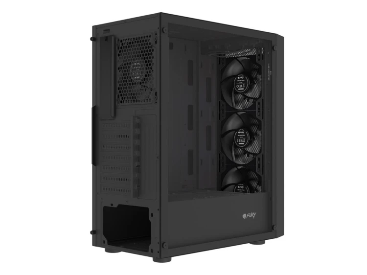 FURY OBUDOWA SHOBO SH8F MIDI TOWER Z OKNEM CZARNA