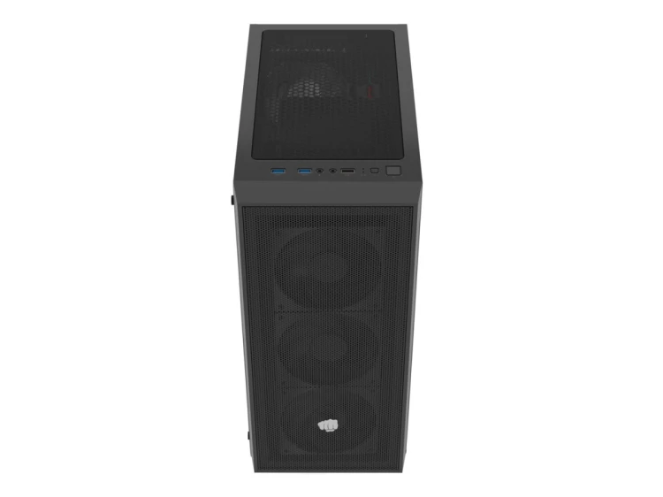 FURY OBUDOWA SHOBO SH8F MIDI TOWER Z OKNEM CZARNA