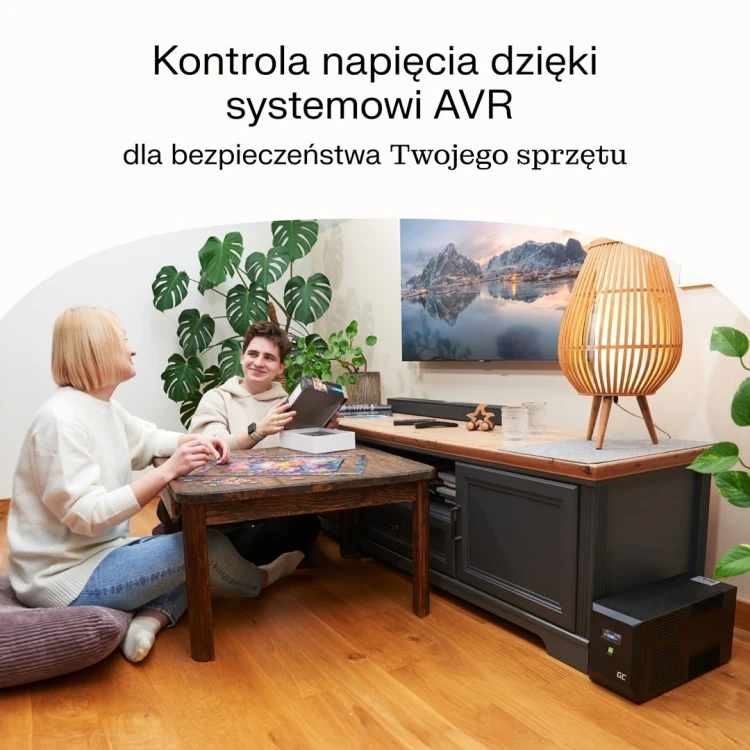 Green Cell UPS POWERPROOF 600W/1000VA MODYFIKOWANA SINUSOIDA