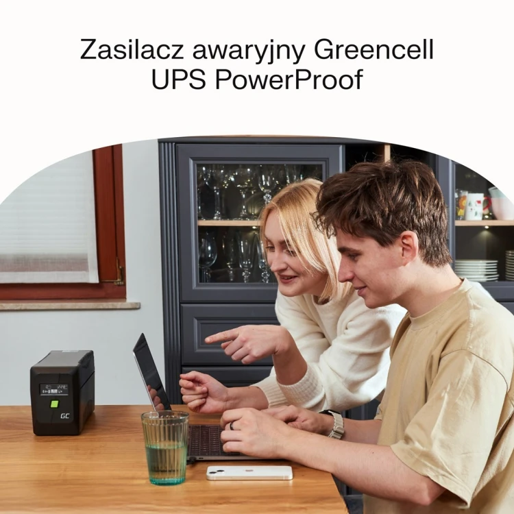 Green Cell UPS POWERPROOF 600W/1000VA MODYFIKOWANA SINUSOIDA