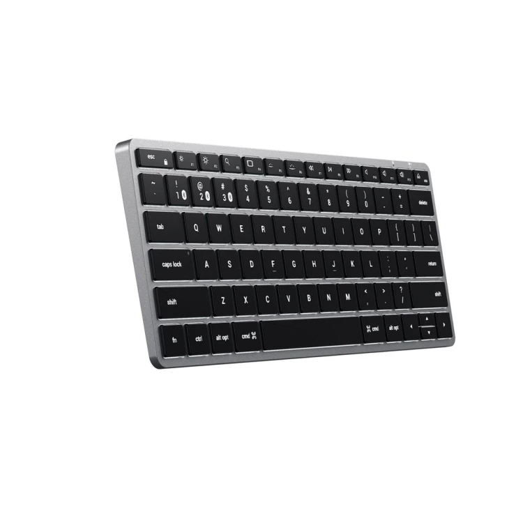 Klawiatura Satechi Slim X1 - klawiatura Bluetooth do trzech urządzeń USB-C US (space gray)