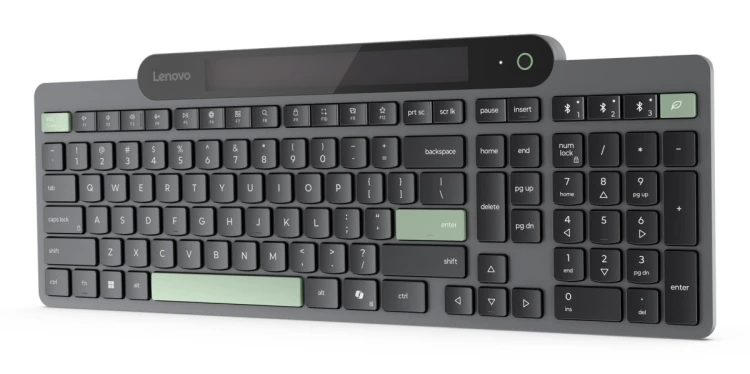 Lenovo Self-Charging Bluetooth Keyboard-US English 4Y41R69489
