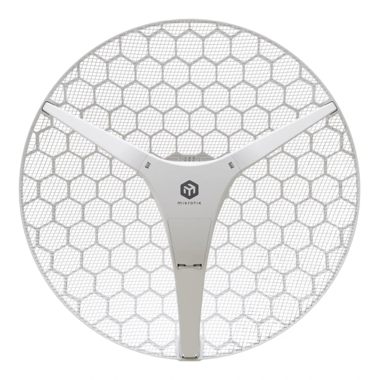 Router MIKROTIK RouterBOARD LHG-5axD-XL + L3 (800MHz; 256MB RAM, 1xGLAN, 1x 5GHz 802.11ax; 27dBi antena) outdoor