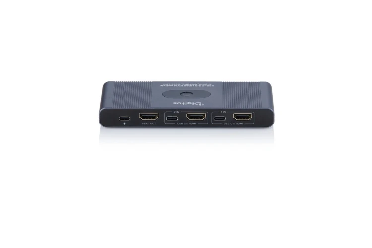 Digitus DS-12855 przełącznik KVM Szary