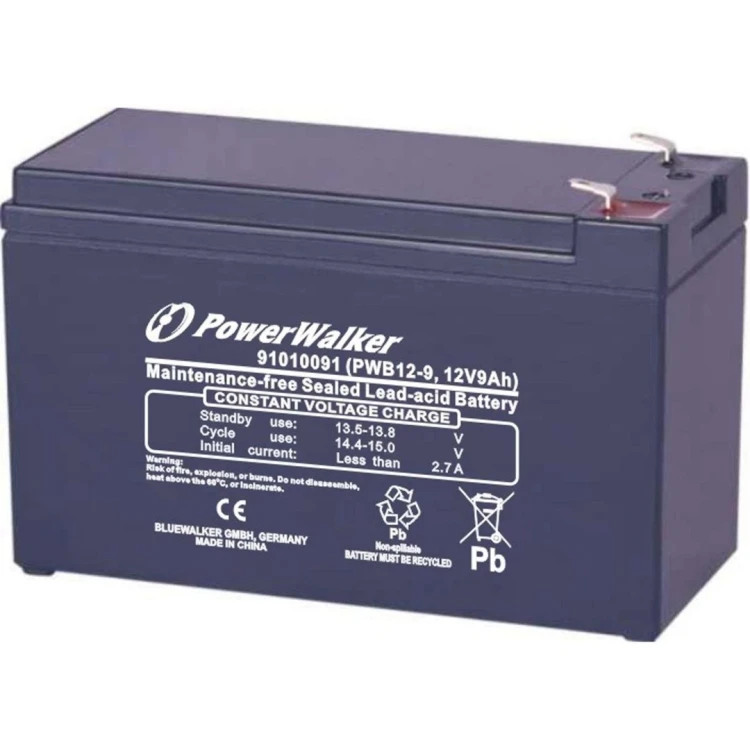PowerWalker PWB12-9 Ołowiany (VRLA) 12 V 9 Ah