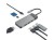 GREEN CELL HUB USB-C ADAPTER GC CONNECT 7W1 (3XUSB 3.1, HDMI 4K 60HZ, USB-C PD 85W, MICROSD/SD)