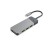 GREEN CELL HUB USB-C ADAPTER GC CONNECT 7W1 (3XUSB 3.1, HDMI 4K 60HZ, USB-C PD 85W, MICROSD/SD)