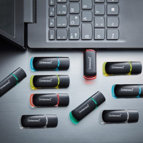 Intenso 3511551 pamięć USB 4 GB USB Typu-A 2.0 Czarny, Czerwony, Zielony, Przezroczysty, Żółty, Niebieski