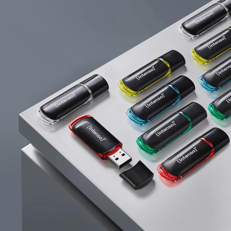 Intenso 3511551 pamięć USB 4 GB USB Typu-A 2.0 Czarny, Czerwony, Zielony, Przezroczysty, Żółty, Niebieski