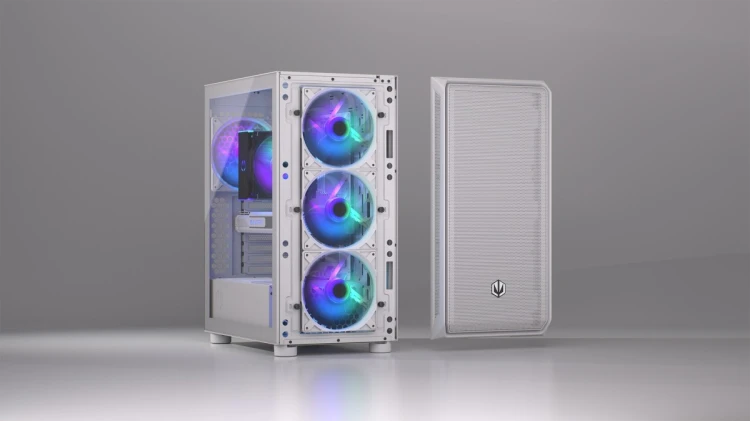 ENDORFY ARX 500 ARGB White Midi Tower Biały