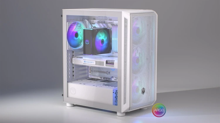 ENDORFY ARX 500 ARGB White Midi Tower Biały