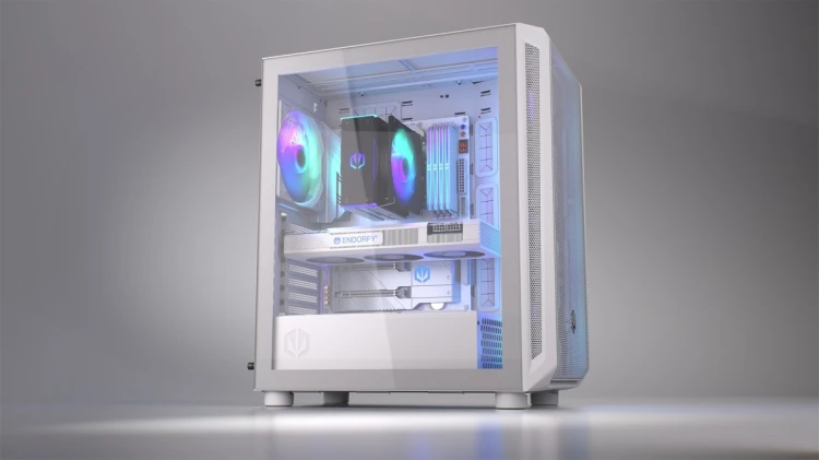 ENDORFY ARX 500 ARGB White Midi Tower Biały