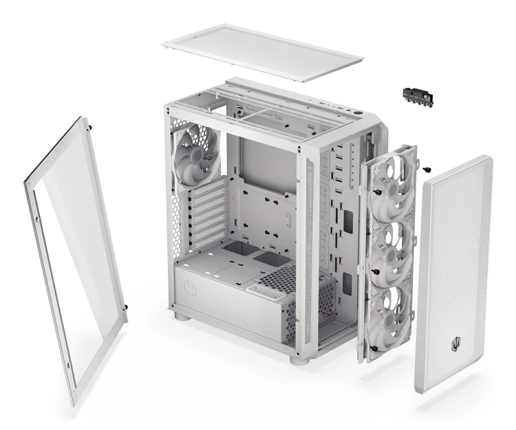 ENDORFY ARX 500 ARGB White Midi Tower Biały