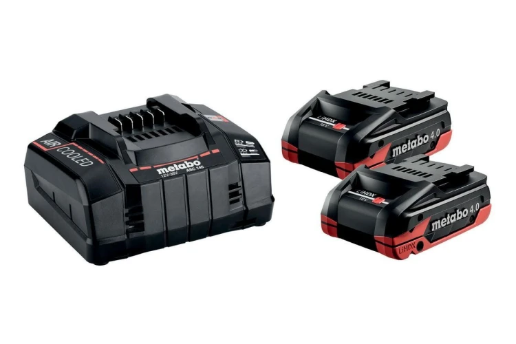 METABO AKUMULATOR 18V  4,0Ah LIHD XTREME 2szt. + ŁADOWARKA ASC 290