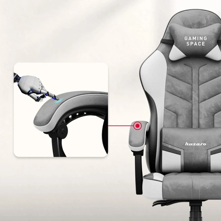 Fotel gamingowy Huzaro Force 2.7 Grey