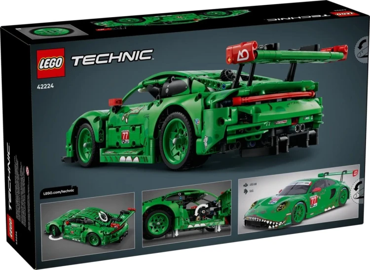LEGO TECHNIC 42224 Samochód Porsche 911 GT3 R REXY AO Racing