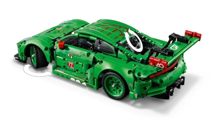 LEGO TECHNIC 42224 Samochód Porsche 911 GT3 R REXY AO Racing