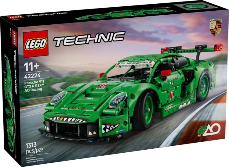 LEGO TECHNIC 42224 Samochód Porsche 911 GT3 R REXY AO Racing