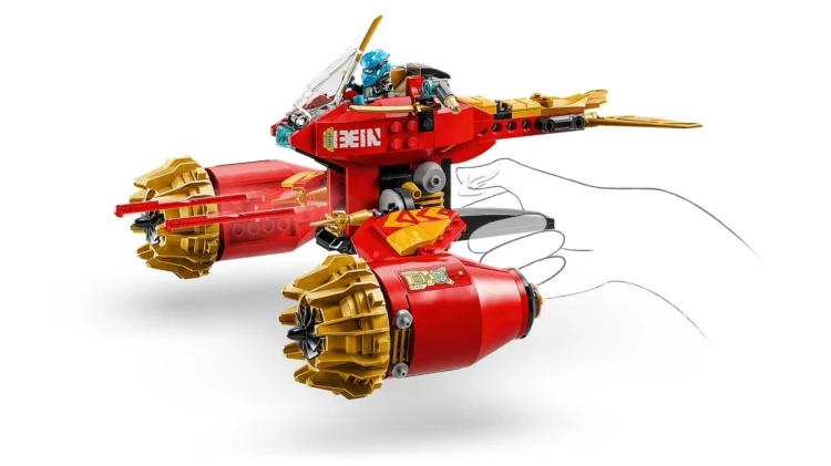 LEGO NINJAGO 71830 Burzowy jeździec-mech Kaia